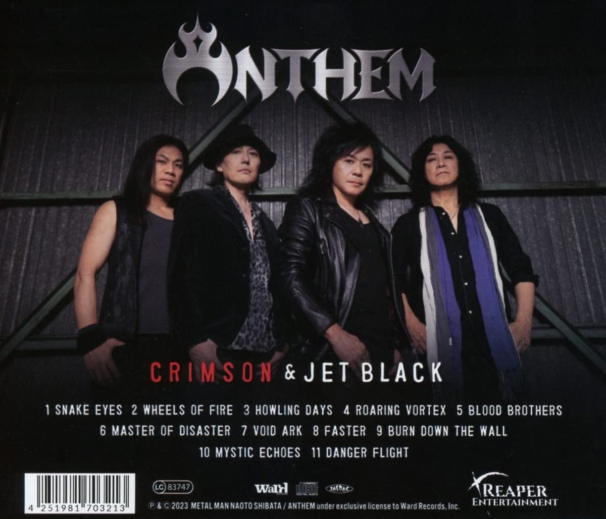Anthem - Crimson & Jet Black [CD]