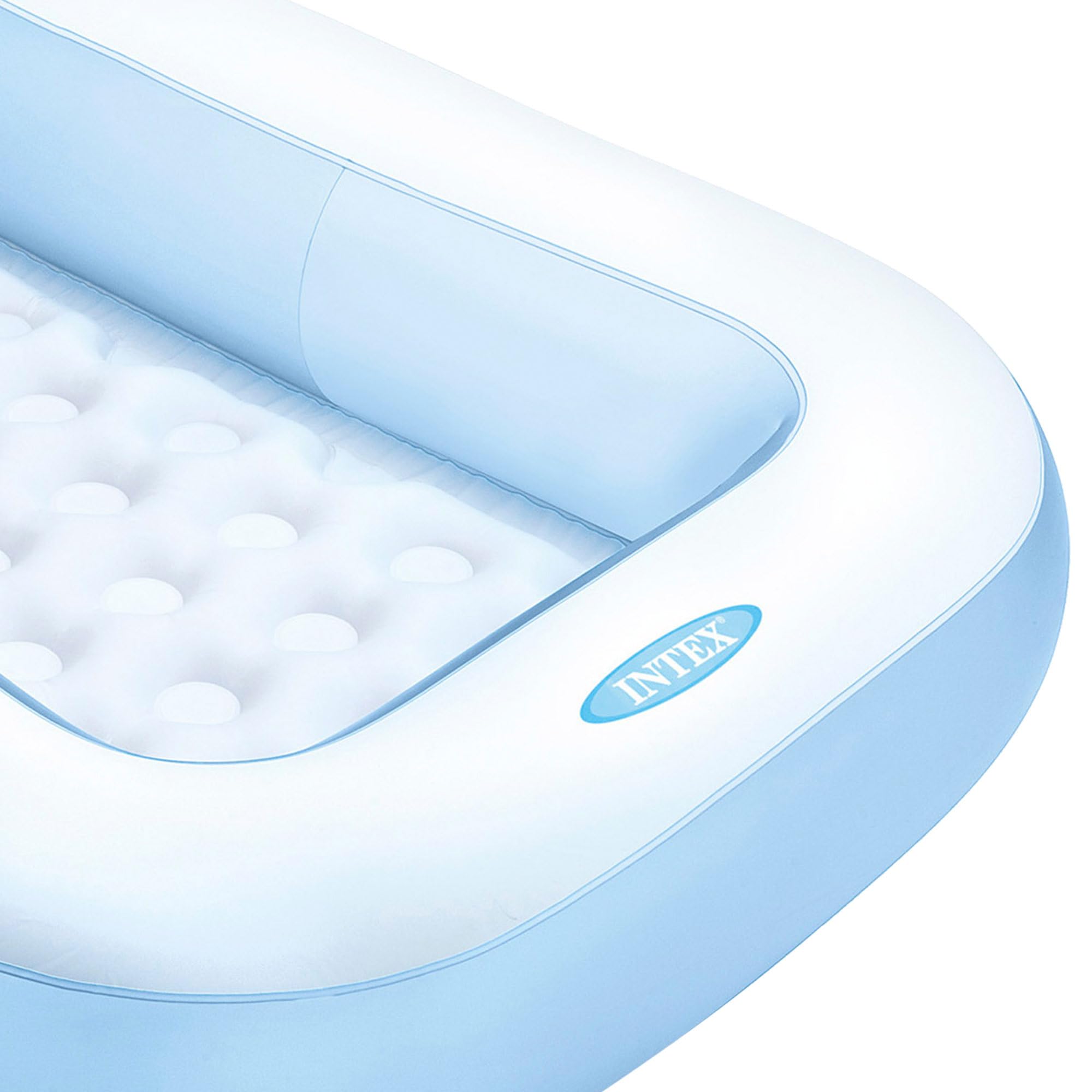 Intex Rectangular Baby Pool - Soft Inflatable Floor | 166cm Size | Blue 3