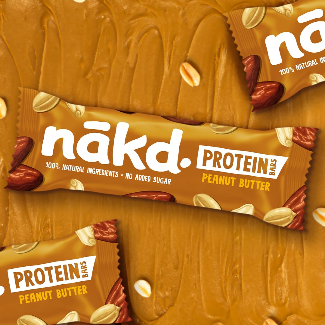 Nakd Protein Bars Peanut Butter - 7g Plant-Based Protein | 100% Natural, Gluten & Dairy Free | 36 Count 3