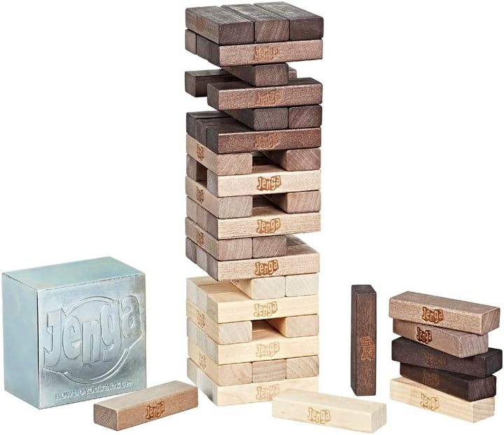 Hasbro Gaming Jenga Game: Rustic Series Edition - Amazon Exclusive