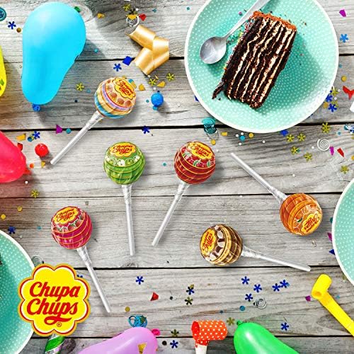 Chupa Chups The Best Of Lollipop Box - 50 Count | 4 Classic Flavours | 714g 5