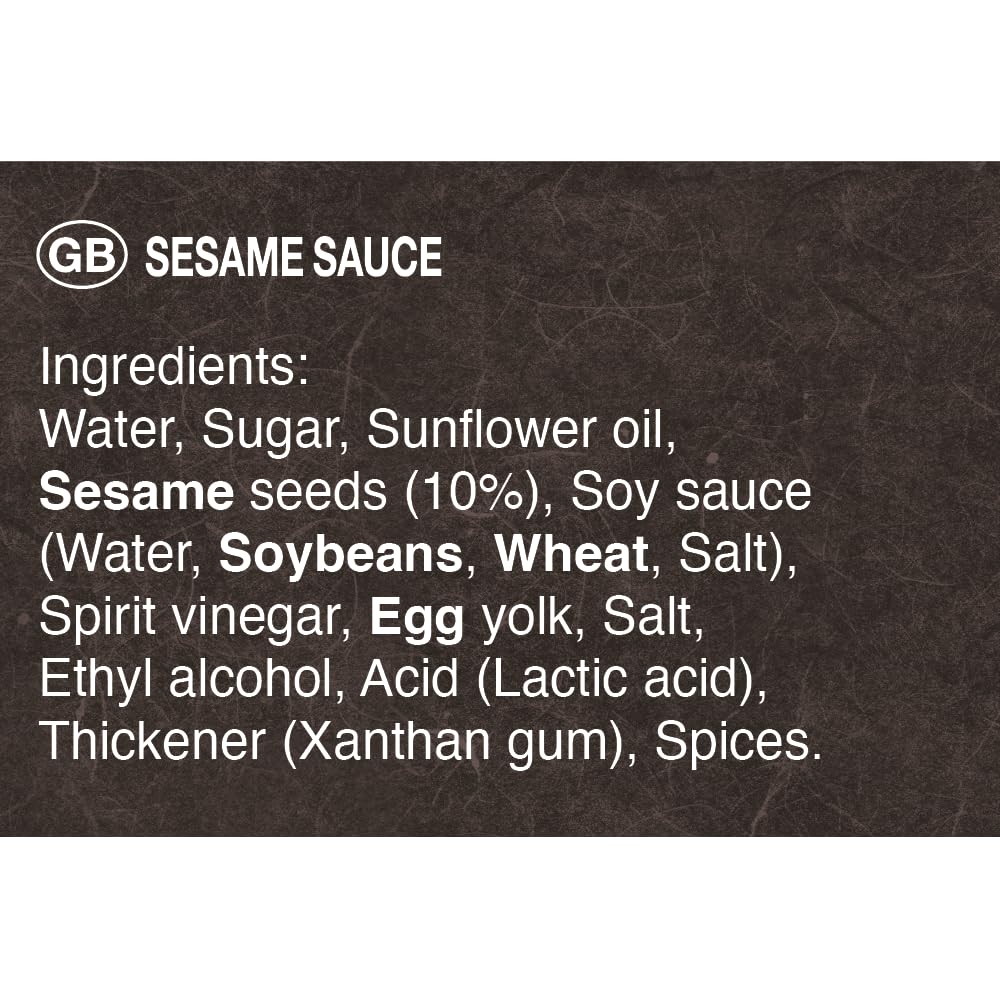 Kikkoman Sesame Sauce 300g - Rich Umami Flavour Asian Sauce with Roasted Sesame Seeds