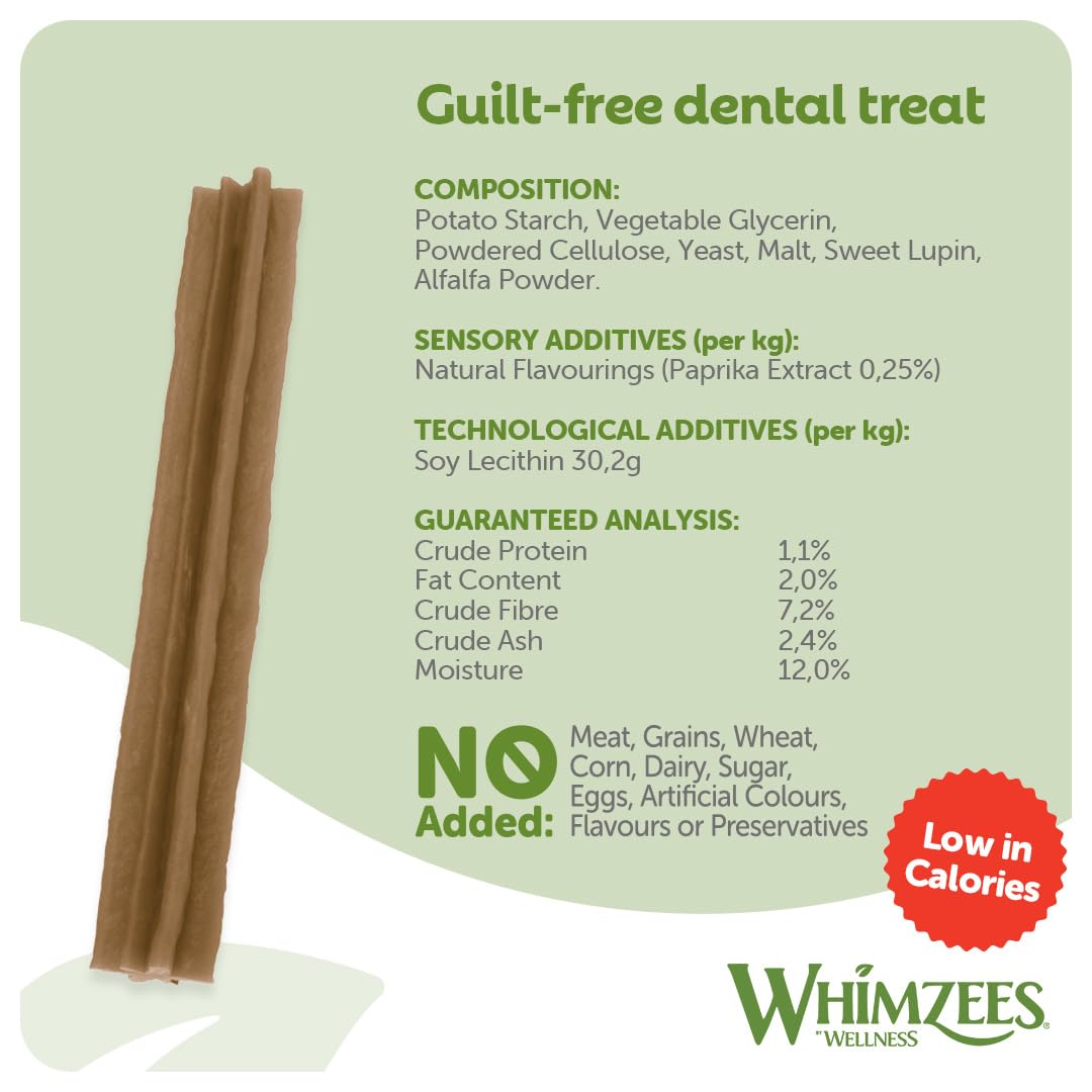 WHIMZEES Stix S Monthly Fund Dental Sticks for Small Dogs | 30 Count | Vegetarian 4