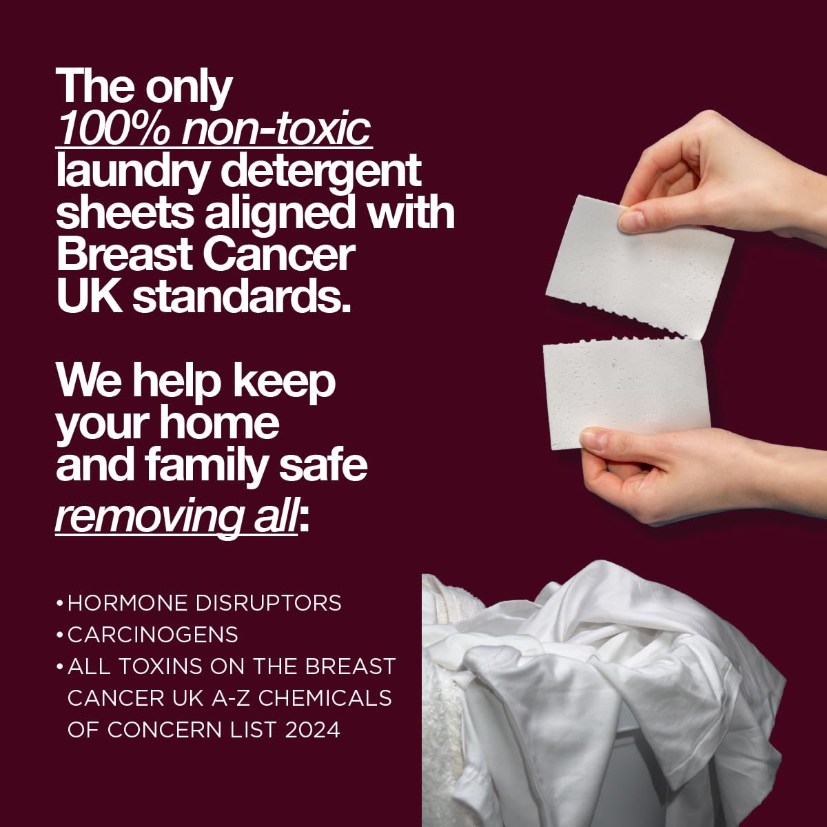 The Lab Co. Laundry Detergent Strips | Eco Ultra-Concentrated | Non-Bio | Welcoming Oud Rose Bergamot | 32 Loads 3