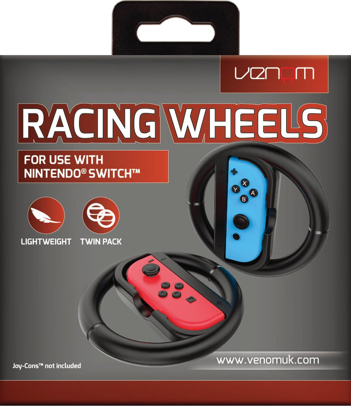 Venom Switch Racing Wheel Twin Pack - Nintendo Switch