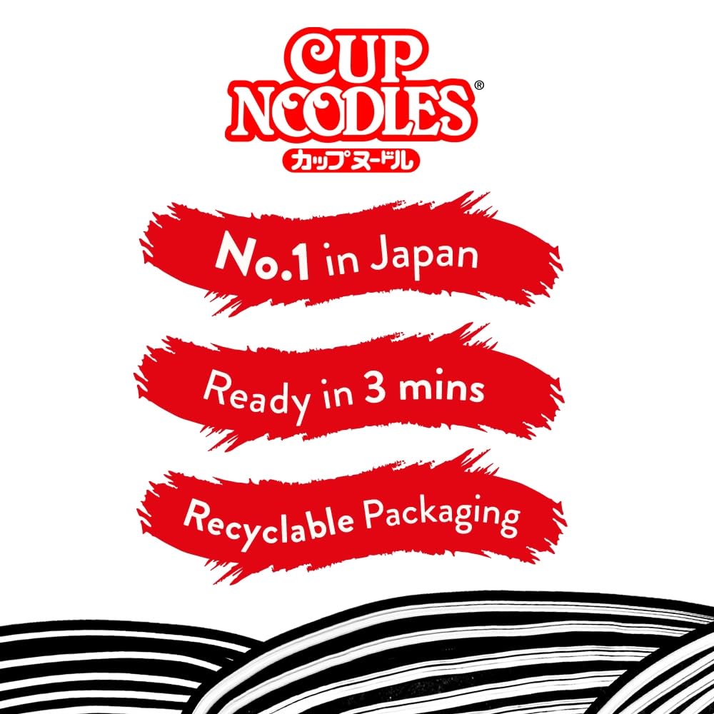 NISSIN Cup Noodles 5 Spices Beef Flavoured Instant Noodles - 8 Pack, 73 g Each Pot 6