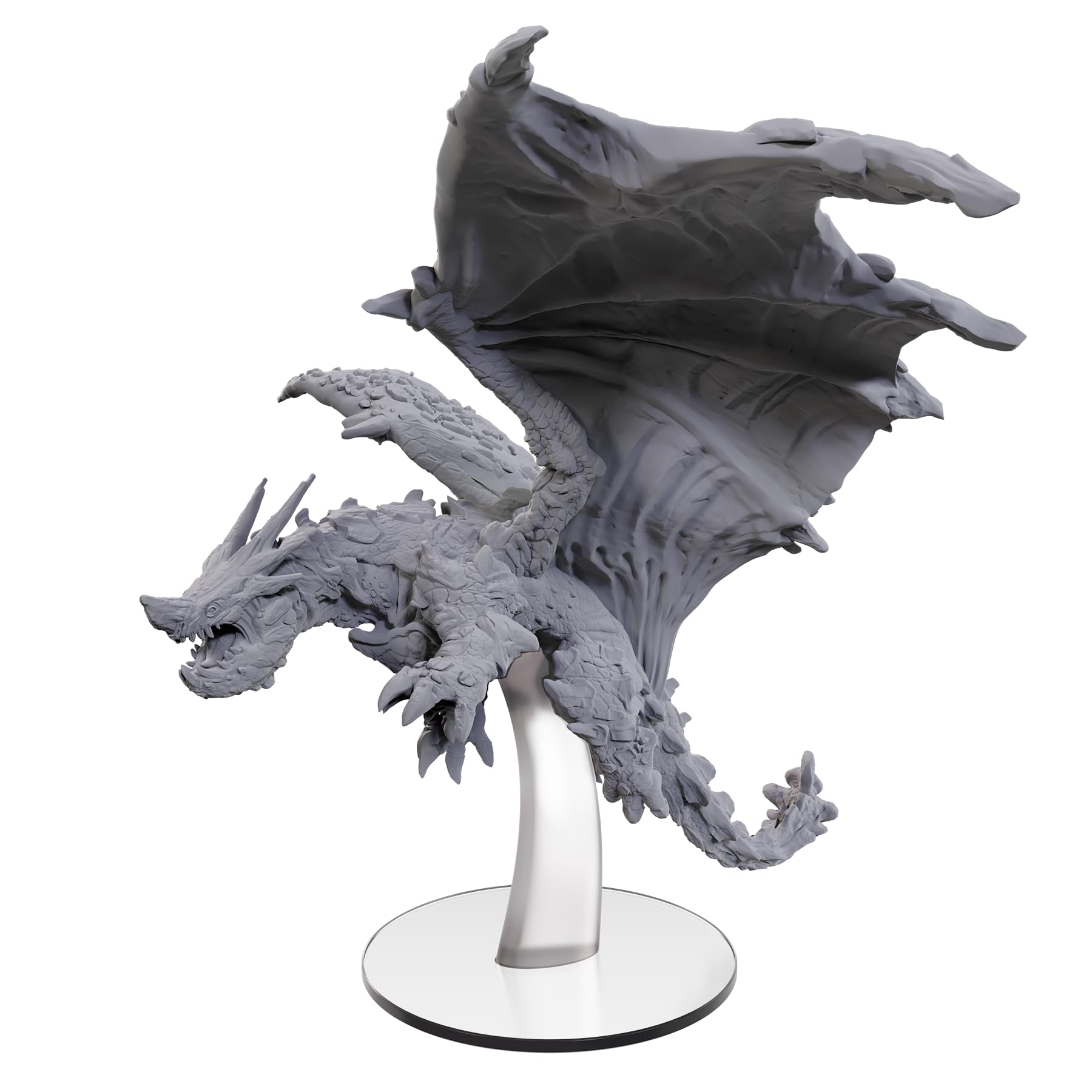 WizKids Pathfinder Battles Adult Adamantine Dragon Miniature | Plastic | Huge Size 1