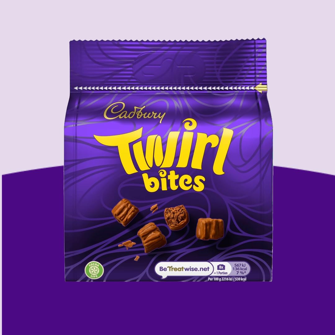 Cadbury Twirl Bites Bag - Smooth & Swirly Milk Chocolate Pieces, 85g 3