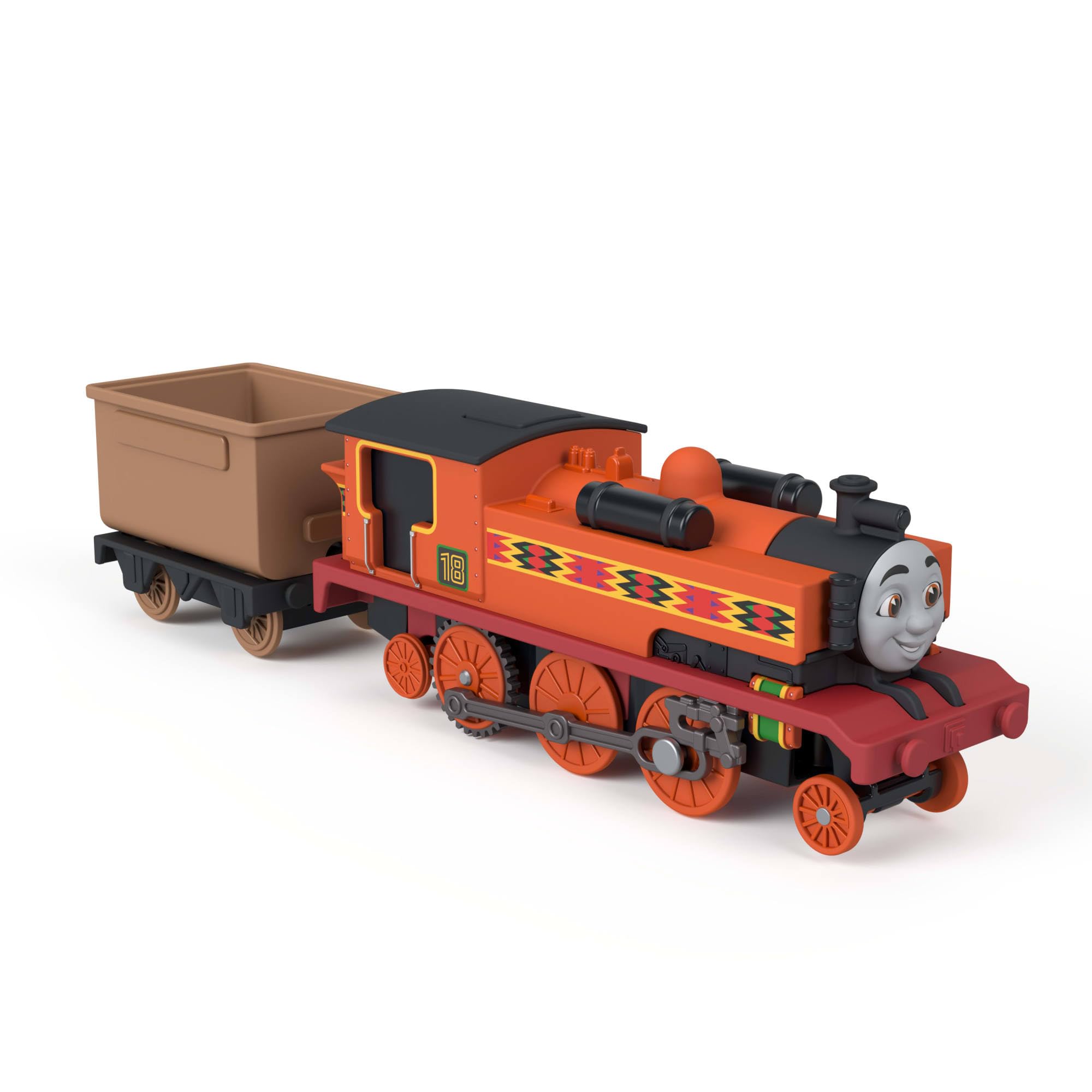 Thomas & Friends Motorized Nia Engine - Battery-Operated, Plastic, Multicolor 1