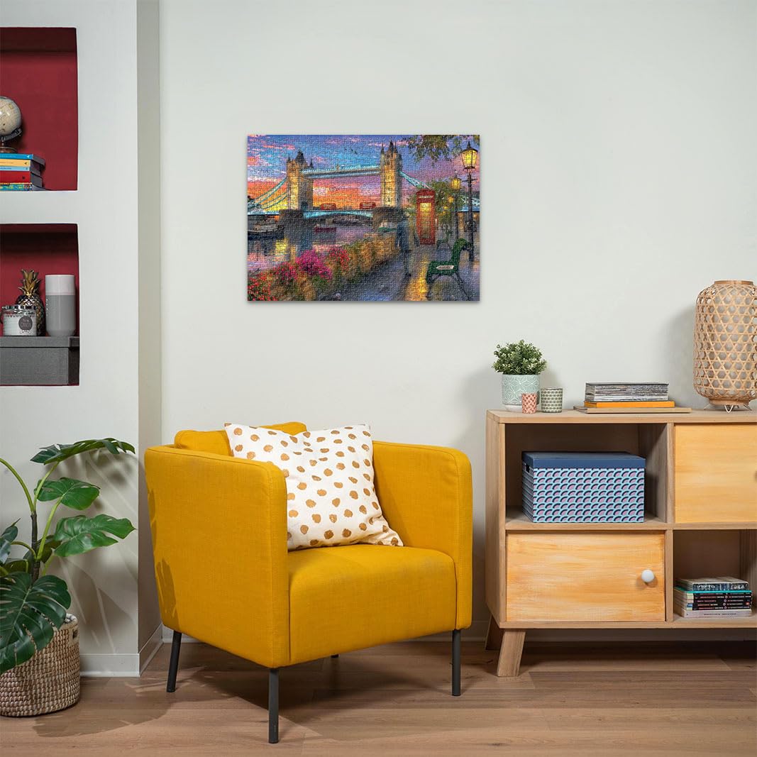 Ravensburger Tower Bridge at Sunset 1000 Piece Jigsaw Puzzle for Adults 2