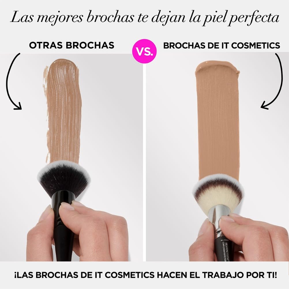 IT Cosmetics Heavenly Luxe Complexion Perfection Brush #7 - Dual-Ended Foundation & Concealer Application 5