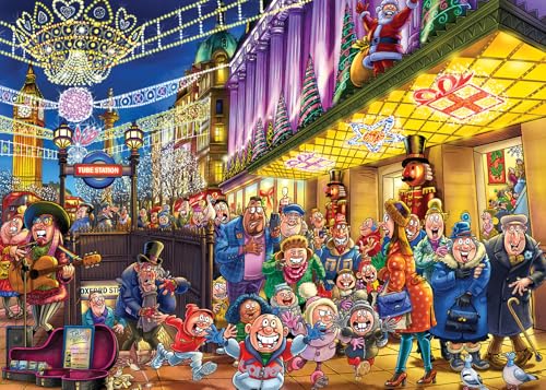Wasgij Christmas 20: Spirits of Christmas - 2 x 1000 Piece Puzzles for Adults 2
