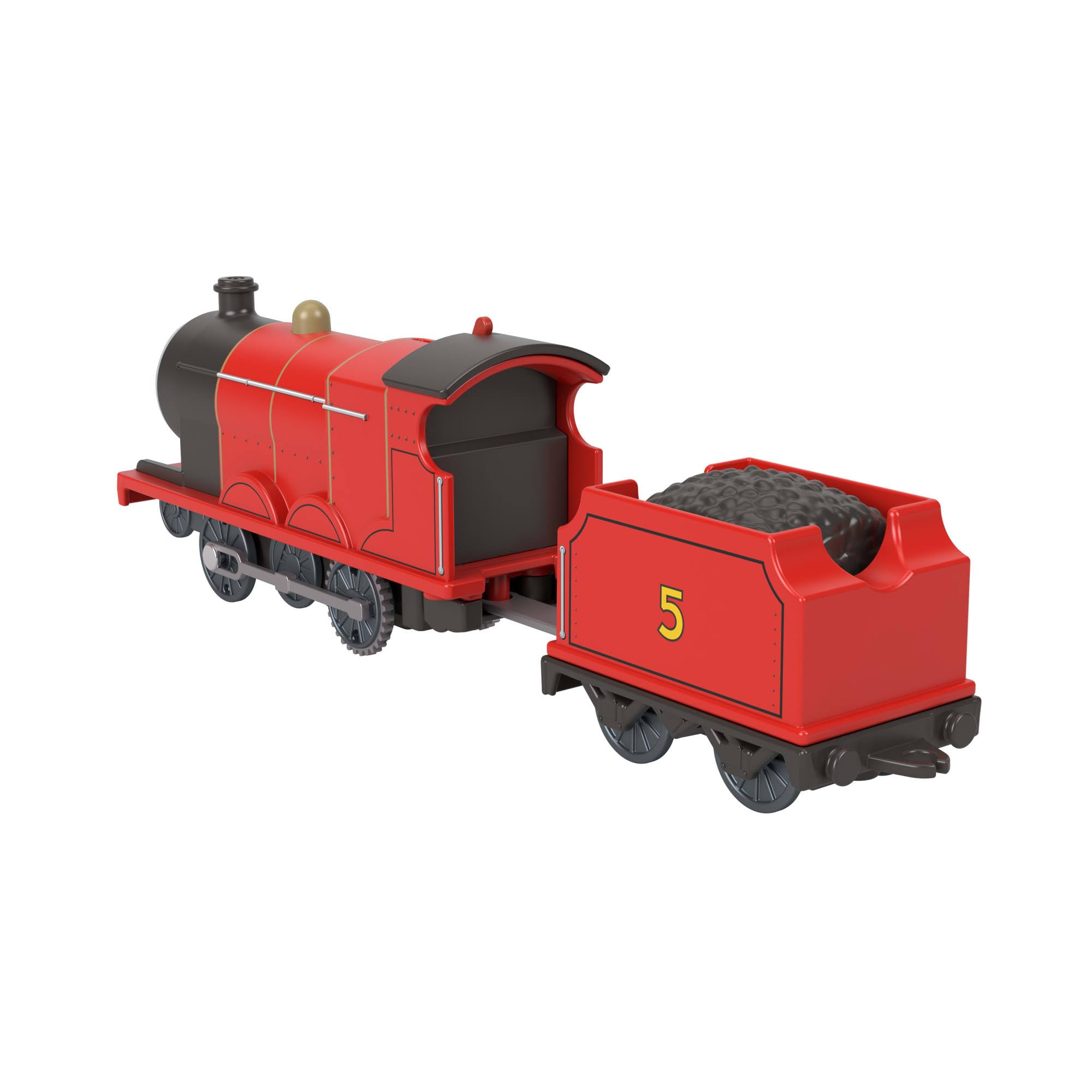 THOMAS & FRIENDS Motorized Toy Train - Classic James Engine with Cargo Car | Plastic | Ages 3+