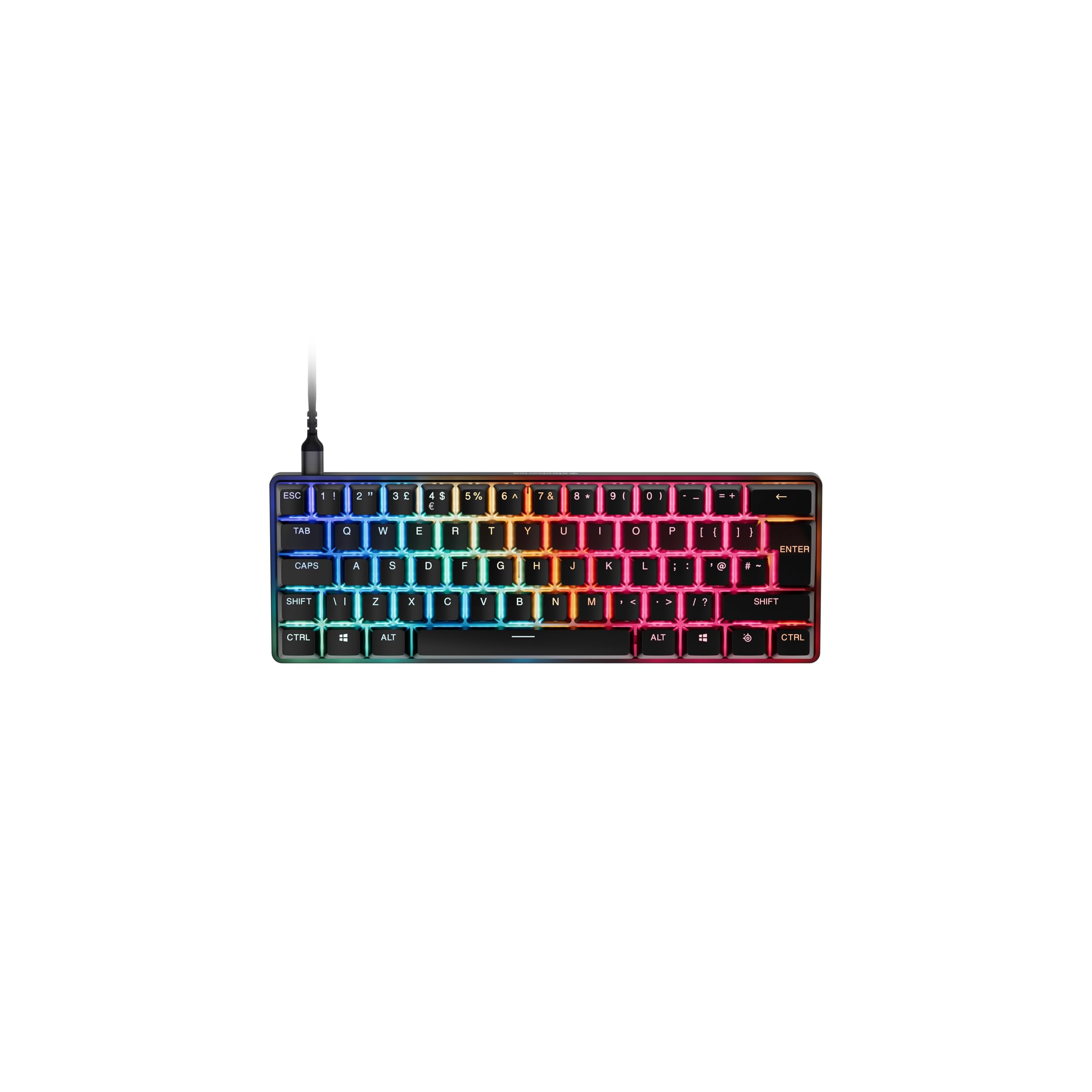 SteelSeries Apex Pro Mini Gen 3 - 60% Gaming Keyboard - OmniPoint 3.0 Hall Effect Switches - English QWERTY 17