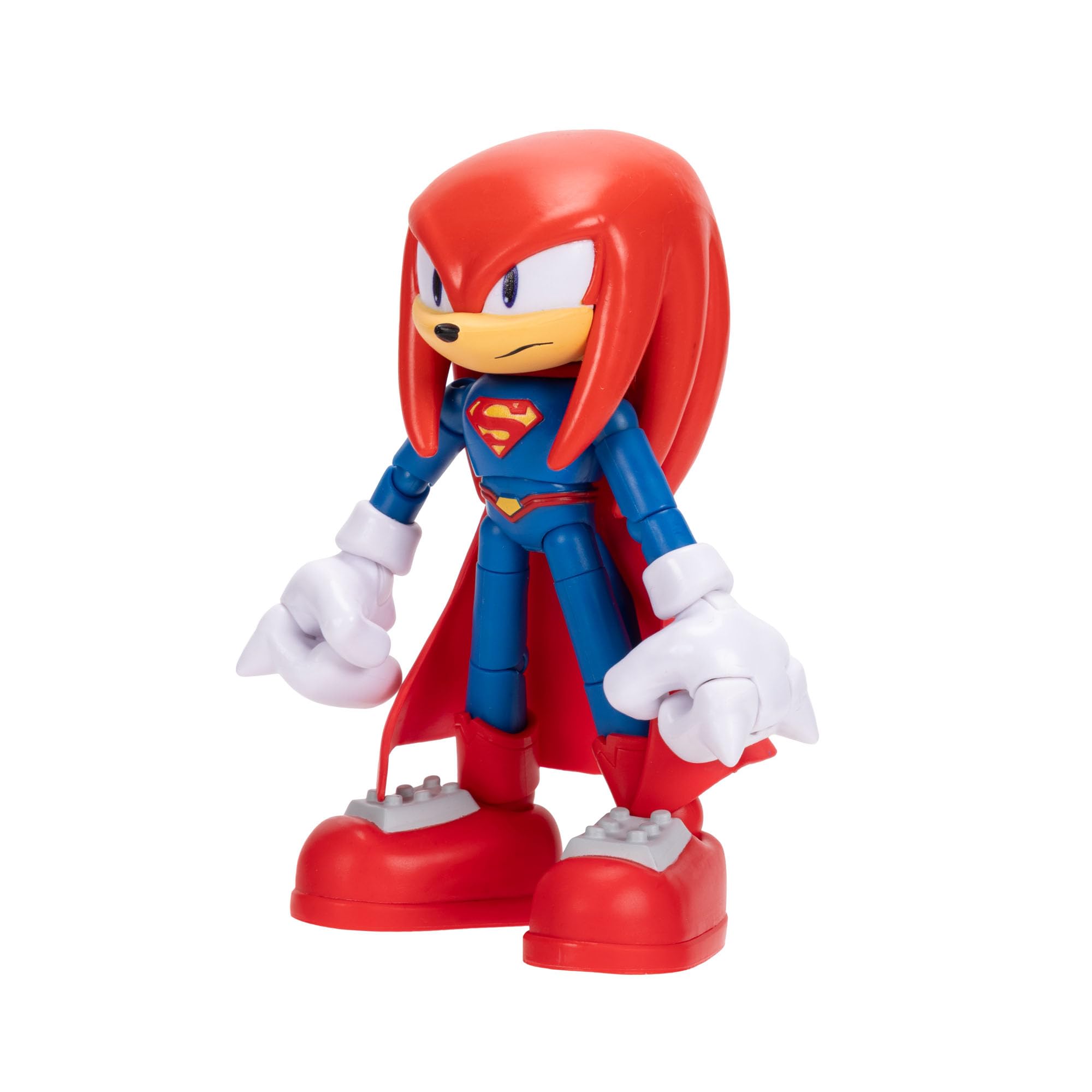 Sonic The Hedgehog DC Knuckles as Superman Action Figure - 5' / 13cm | 22 Points of Articulation 2