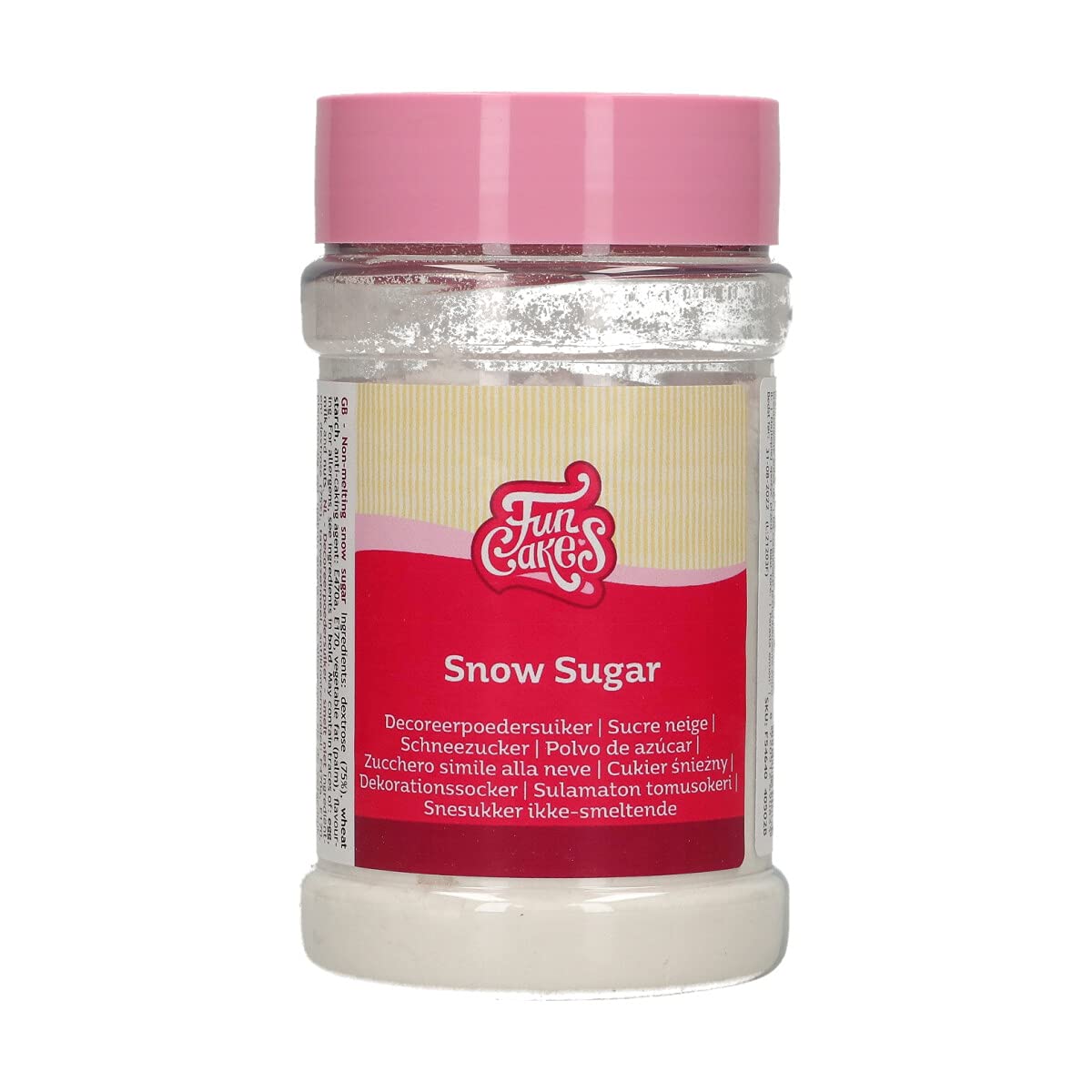 FunCakes - Snow Sugar Non-Melting Decorating Sugar for Donuts, Cookies & Cakes 1