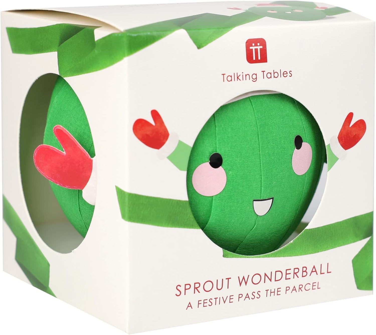 Talking Tables Sprout Wonderball Pass the Parcel Christmas Kids Game with 12 Jokes & Mini Surprises 2