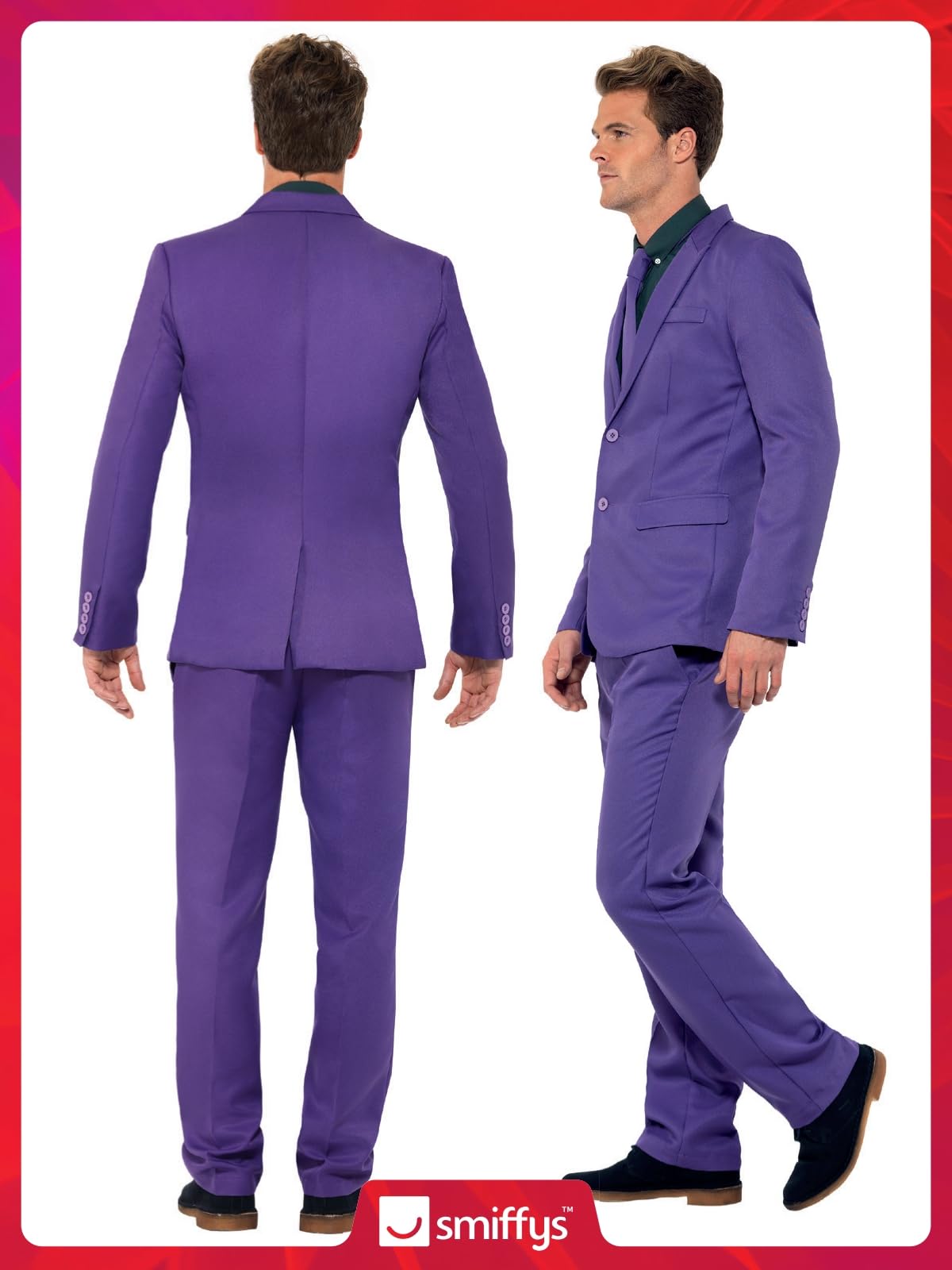 Smiffys Purple Suit - Men's Medium, Chest 38–40 in