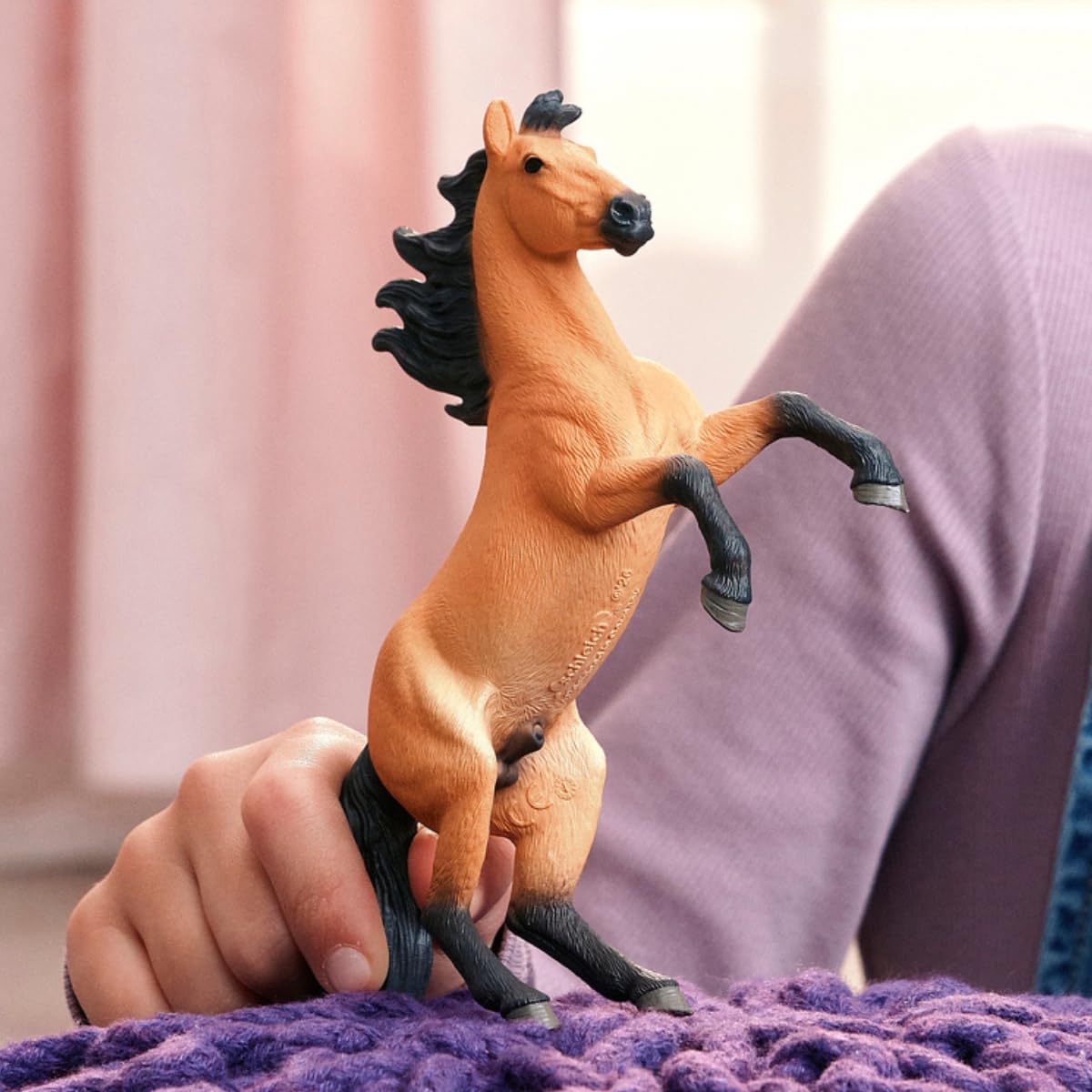Schleich Horse Club - Mustang Stallion 14921 | Realistic Detail | Ages 5+ 2