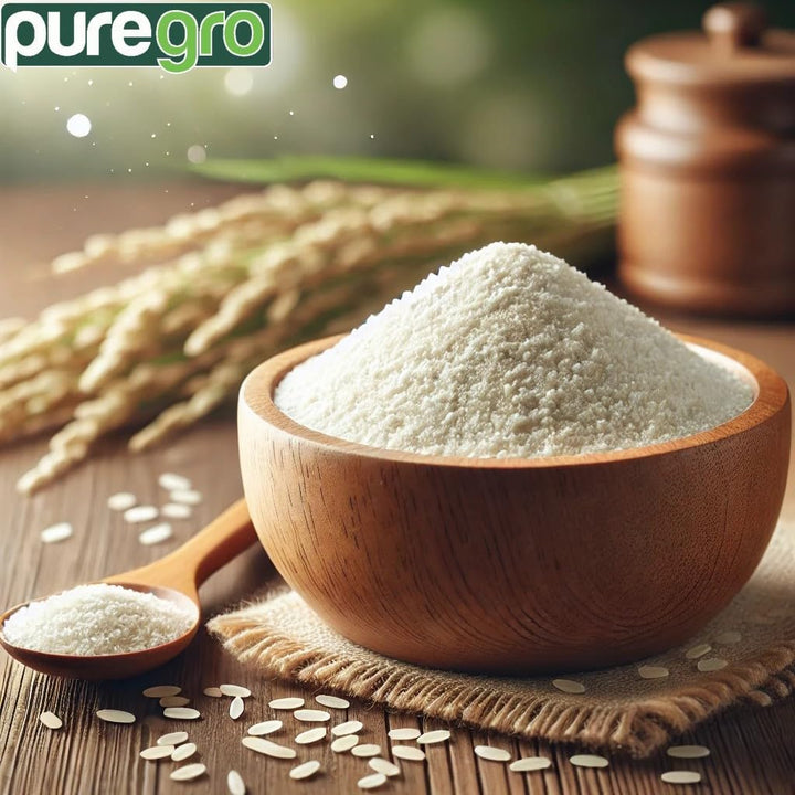 Puregro - Rice Flour 500g | 100% Pure, Finely Milled | Baking & Cooking Essential