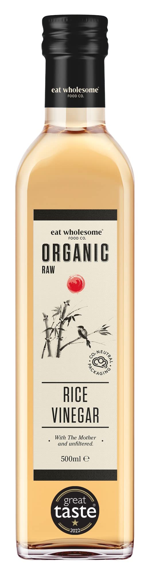 Eat Wholesome Organic Rice Vinegar - Raw & Unfiltered | 500 ml | 5% Acidity 1