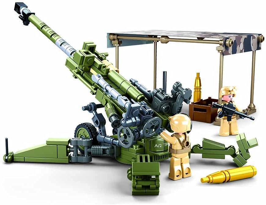 Sluban M777 Howitzer Artillery Building Set - 258pcs, Multicolored, Ages 6+ 1