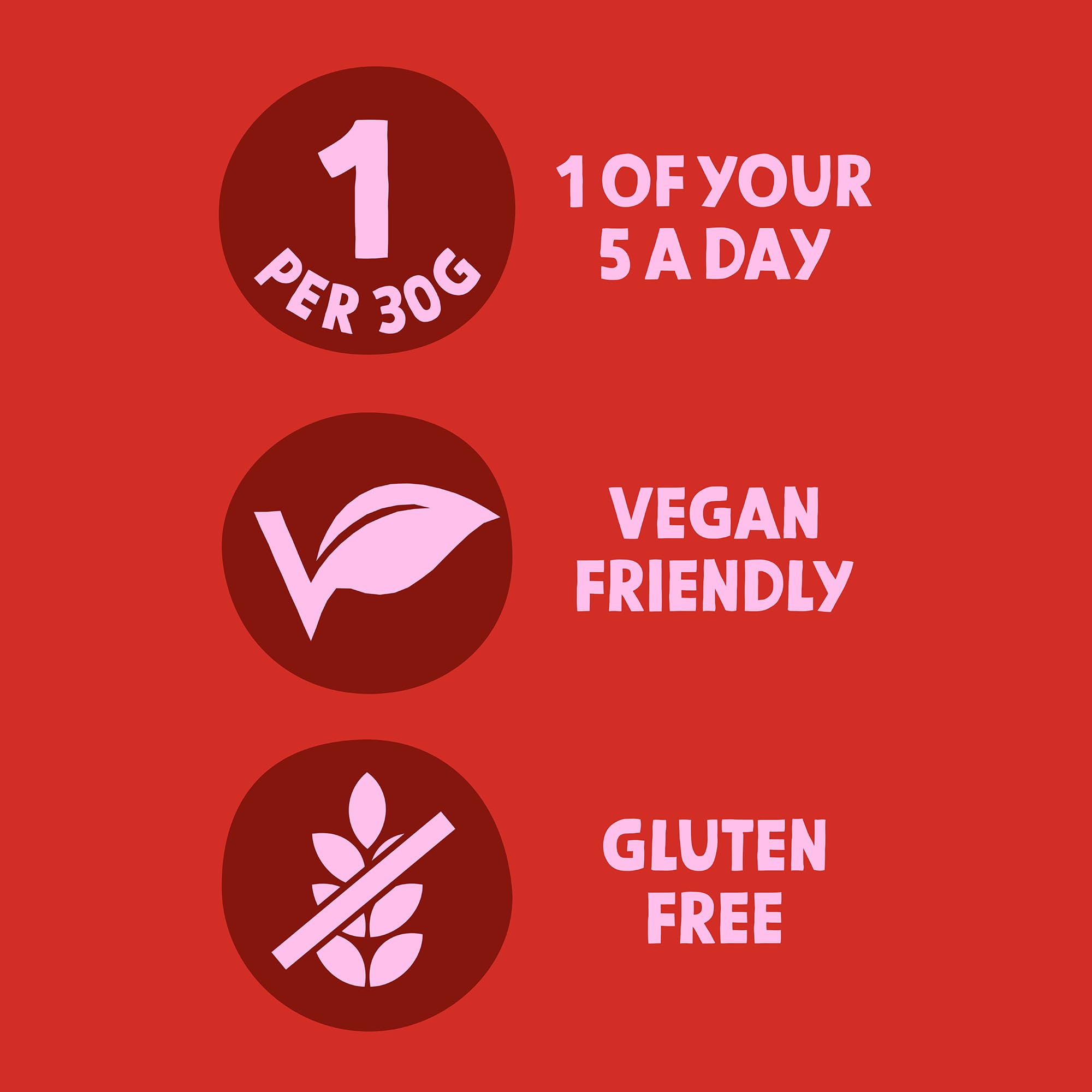 BEAR Fruit Strawberry Sharing Pack - Gently Baked Dried Fruit - Vegan, No Added Sugar - 8 x 90g 2