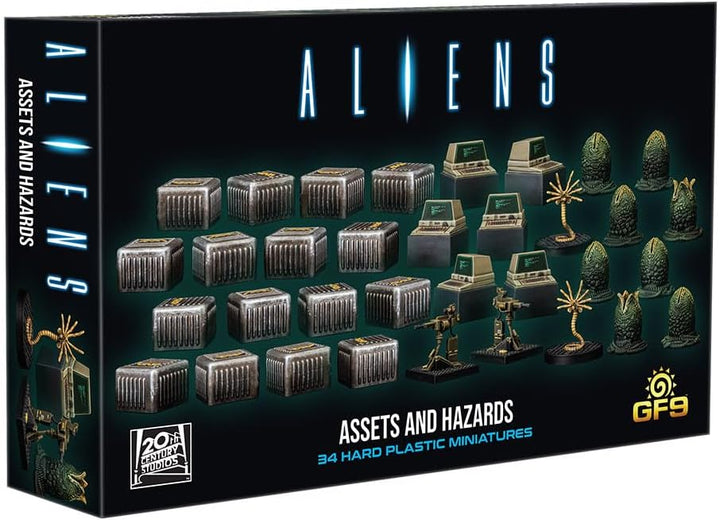 Gale Force Nine Aliens Assets and Hazards Miniatures Set (ALIENS15)