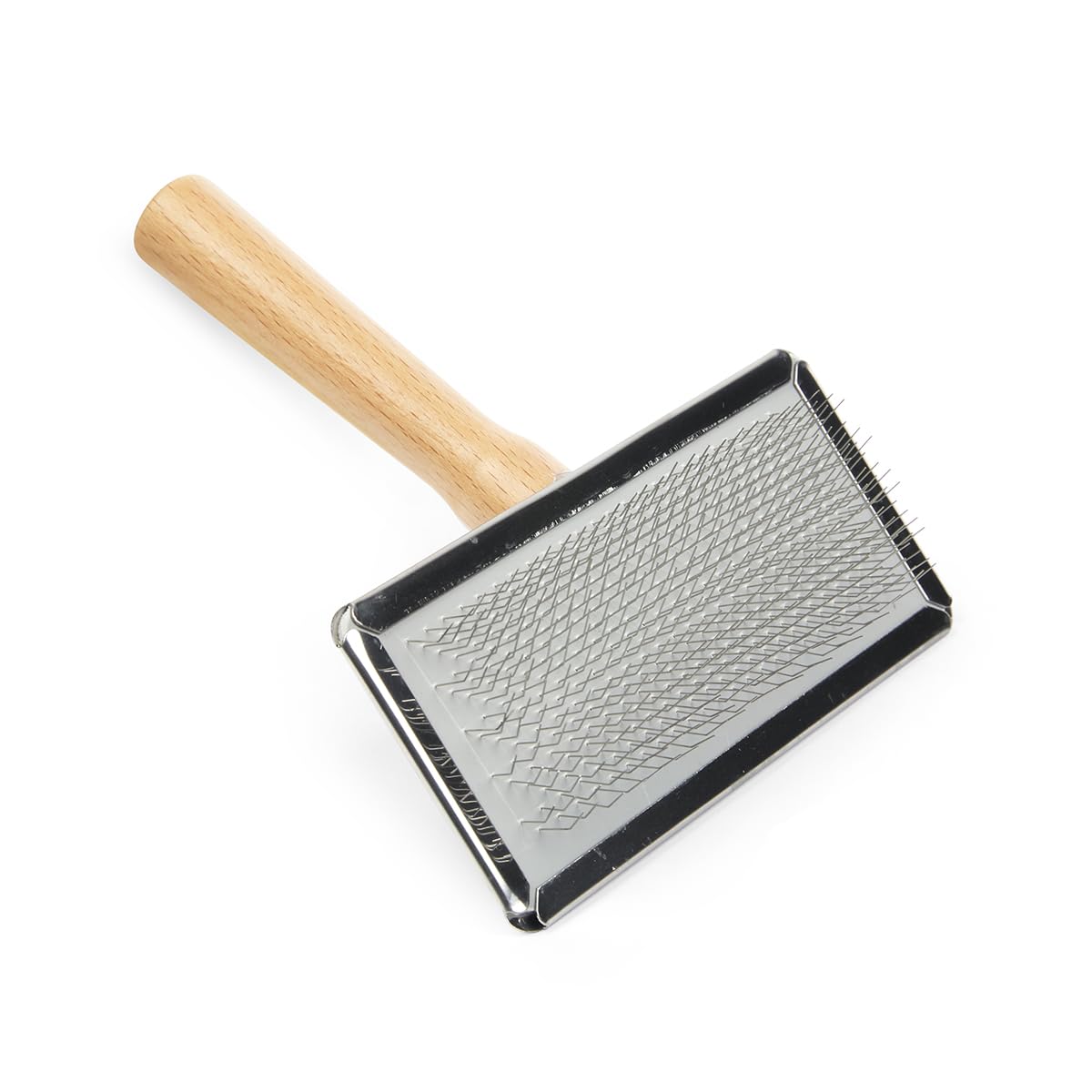 Petface Slicker Brush for Dogs/Cats - Medium Size, Detangling, Brown Bristles