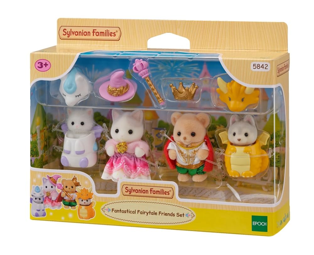 EPOCH Sylvanian Families Fantastical Fairytale Friends Set 5842 | 4 Baby Figures | Ages 3+ 1