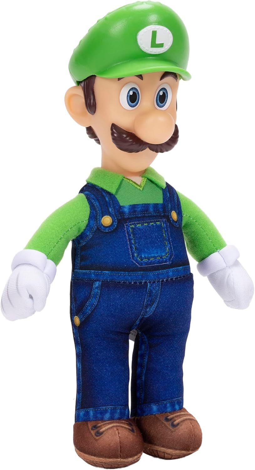 THE SUPER MARIO BROS. MOVIE Luigi Jumbo Roto Plush - 14.96 inches | Ages 3+ | Standard Edition 7