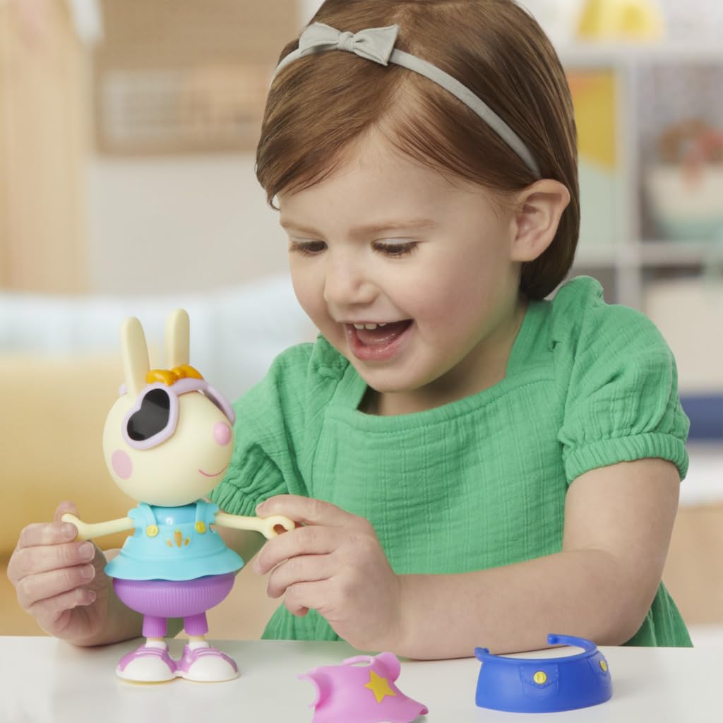 Peppa Pig Rebecca Rabbit Dress-Up Doll - 15 cm Figure with 6 Fashion Accessories | Ages 3+ | Plastic 7