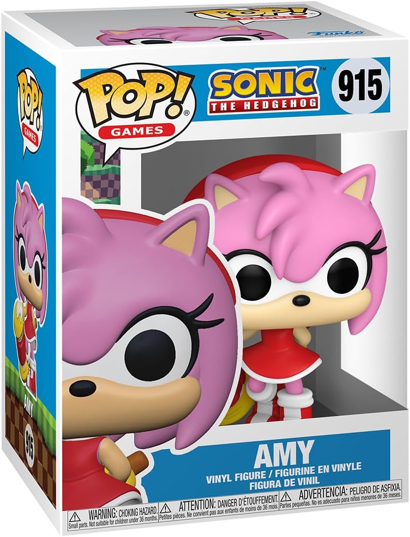 Funko Pop! Games Sonic the Hedgehog - Amy Rose Vinyl Figure (70582)