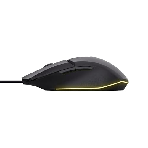 Trust Gaming GXTrust 1109 Vylax Gaming Mouse - 6 Programmable Buttons, 200-6400 DPI, RGB LED Lighting, 1.5m Cable, Black 19