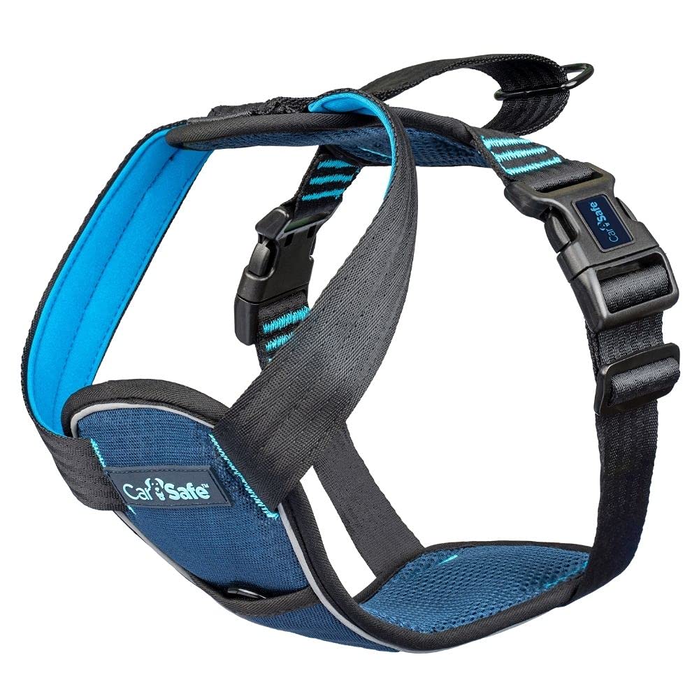 CarSafe Crash Tested Dog Safety Harness - Small Blue | Certified up to 32Kg/70lbs