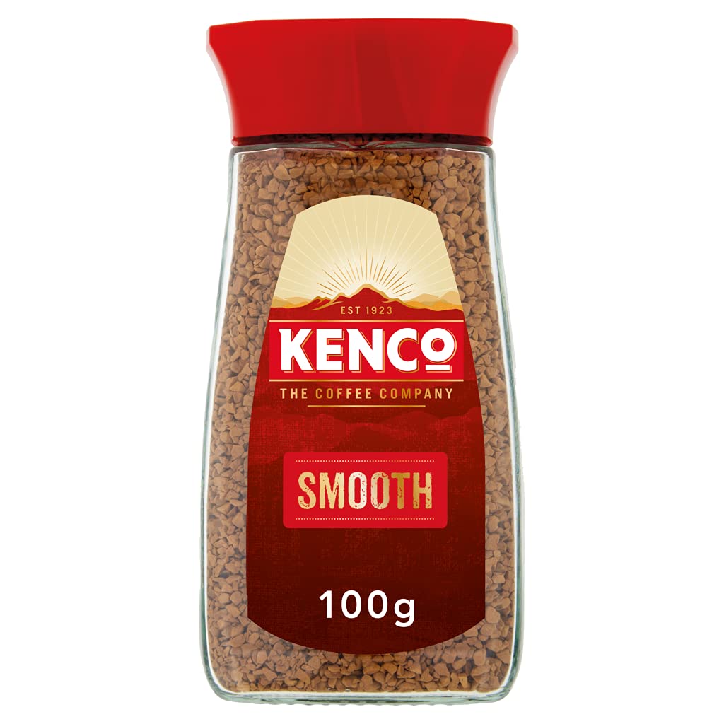 Kenco Smooth Instant Coffee - Full-Flavoured Aroma | Medium Roasted Beans | 100g 1