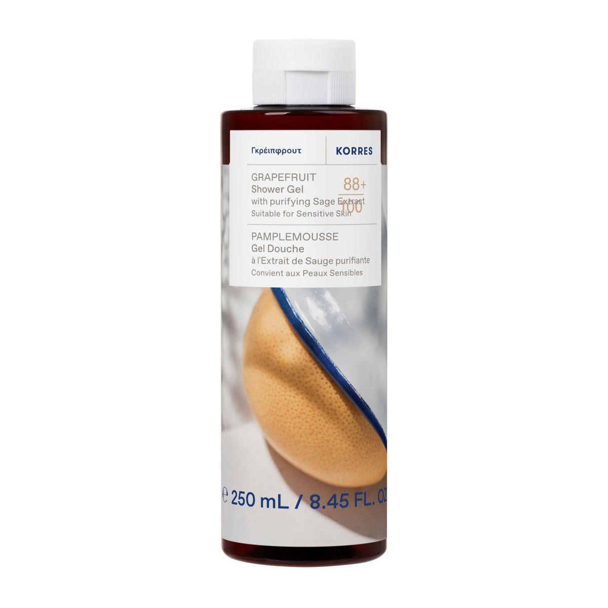 KORRES Grapefruit Shower Gel with Purifying Sage Extract - 250 ml