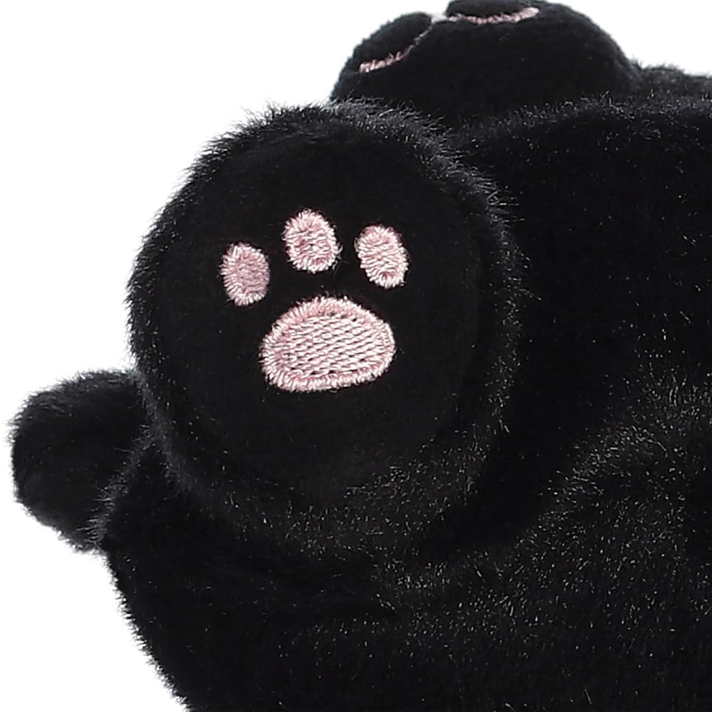 AURORA Palm Pals Twilight Black Cat Stuffed Animal | 5 Inches | Eco-Friendly | Collectible 2
