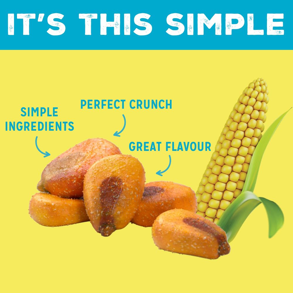 LOVE CORN Crunchy Corn Snack - Salt & Vinegar Flavour | 24 x 20g Packs 7