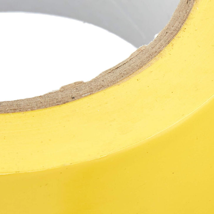 5 Star Yellow Lane Marking Tape, PVC, Internal Use | Strong, Durable Filmic Tape | Width 50mm, Length 33m