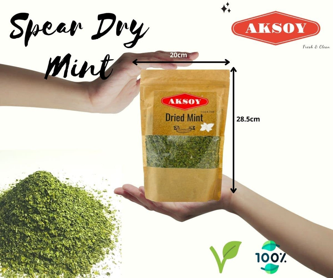 Aksoy Mint Peppermint Leaves 250g - Premium Dried Mint Leaves