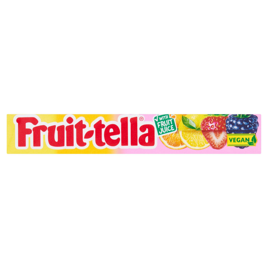 Fruittella Summer Fruits Soft Chew Sweets, Vegan & Gluten-Free - 40 x 41g Sticks