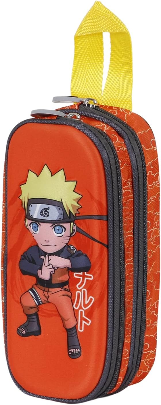 KARACTERMANIA Naruto Chikara 3D Double Compartment Pencil Case (04700)