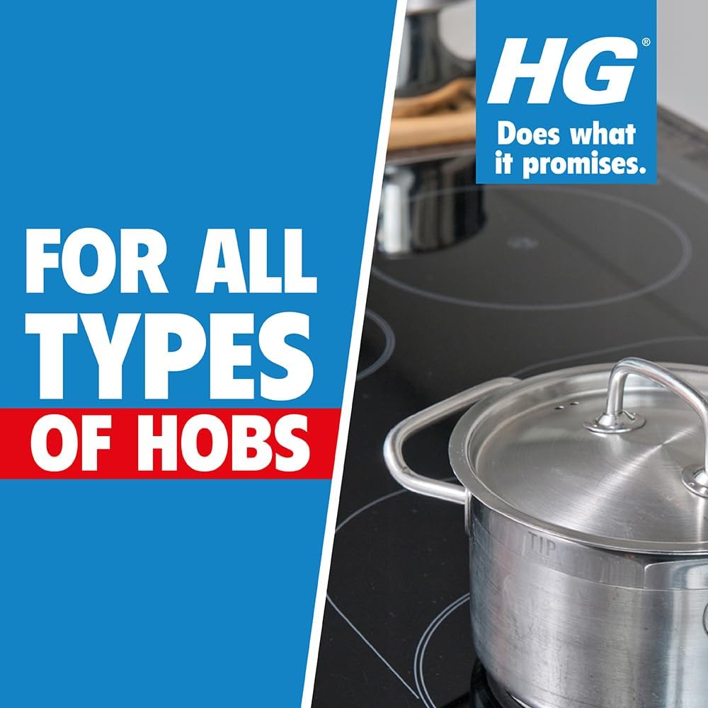 HG - Hob Cleaner for Everyday Use, Induction & Glass Ceramic Cooktop Spray, 500ml