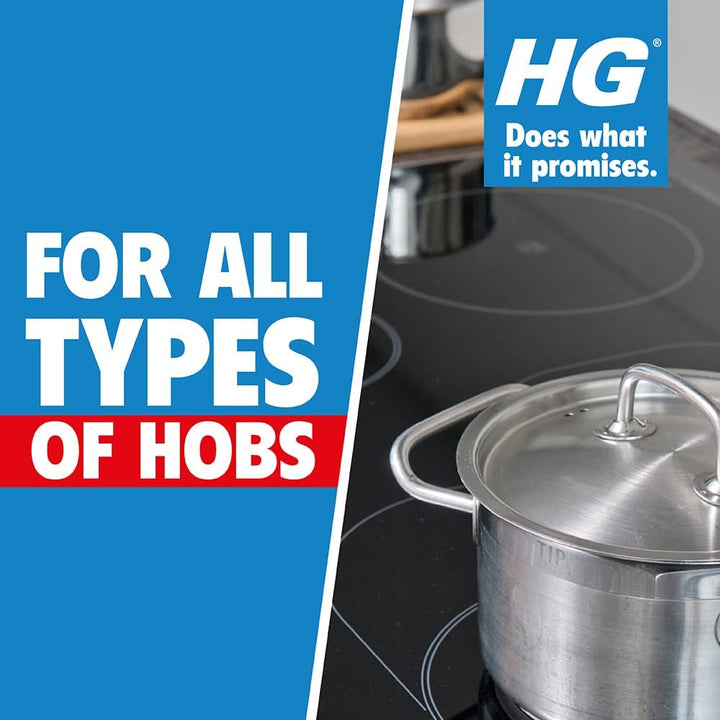 HG - Hob Cleaner for Everyday Use, Induction & Glass Ceramic Cooktop Spray, 500ml