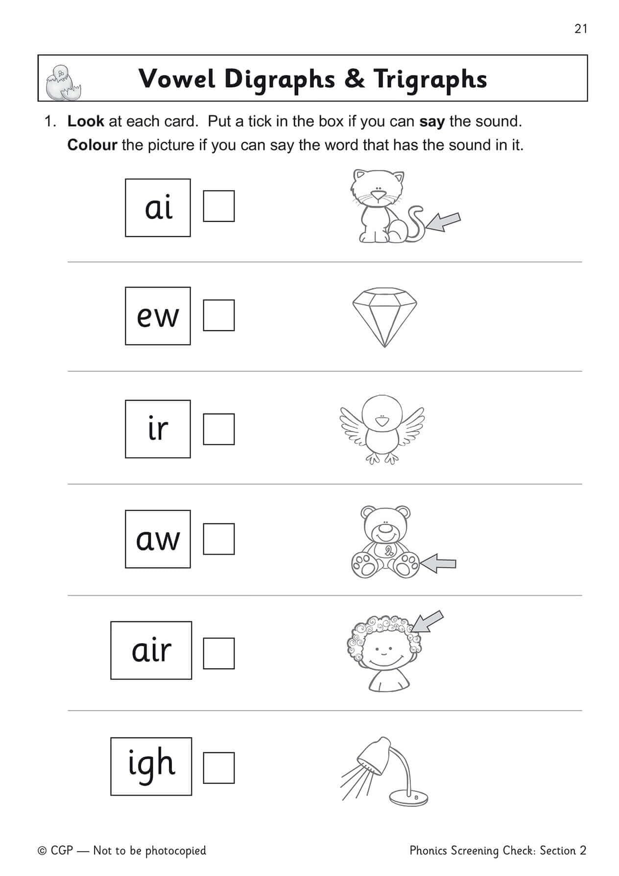 CGP KS1 English Phonics Buster - Year 1 Phonics Screening Check Study Aid | Paperback | 2018 5