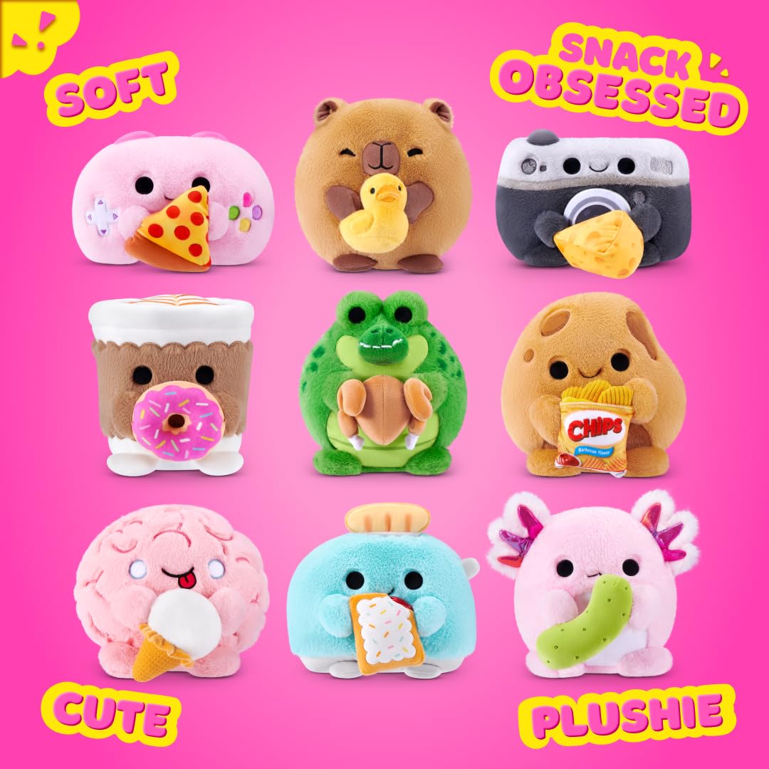 Snackles Core Series 2 8-inch Plush Toy (Brain with Ice Cream) by ZURU 5