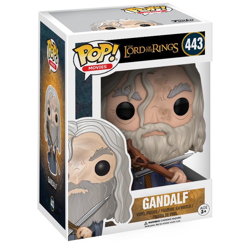 Funko Pop! Vinyl Figure - Gandalf | 3.75 Inches Tall | Multicolour