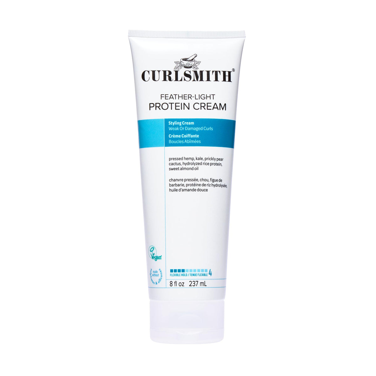 CURLSMITH Feather Light Protein Cream - Medium Hold & Definition for All Curl Types | 237 ml 1