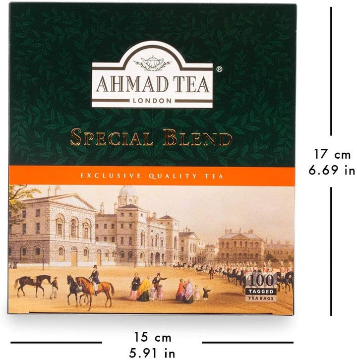 Ahmad Tea Special Blend Black Tea - 100 Individually Tagged Teabags